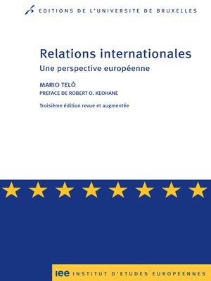 cover image of Relations internationales
